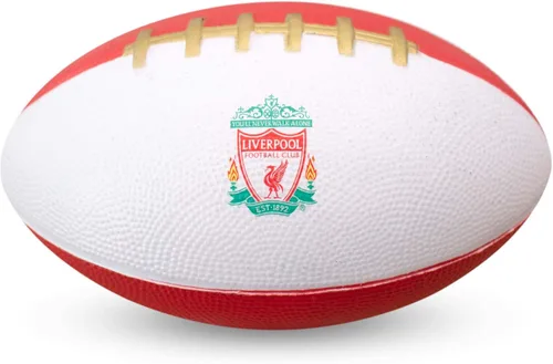 Vista 4 de Hy-Pro Liverpool F.C. - Mini fútbol americano de espuma con licencia oficial Espuma, suave, para jugar en interiores y exteriores, adultos, niños