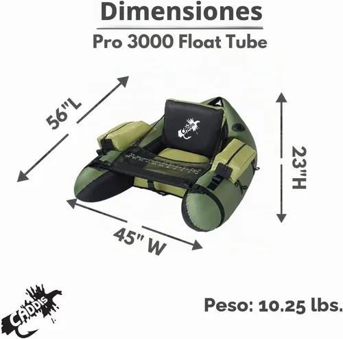 Vista 5 de Caddis Sports Fishing and Angling Float Tube