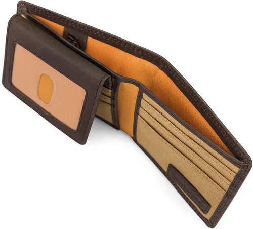 Vista 6 de Timberland PRO Men's Leather RFID Wallet with Removable Flip Pocket Card Carrier