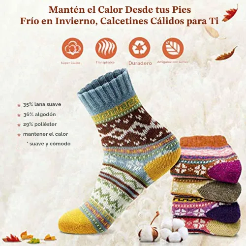 Vista 4 de MORECOO Socks for Women - Stocking Stuffers Gifts for Women A-multicolor 4