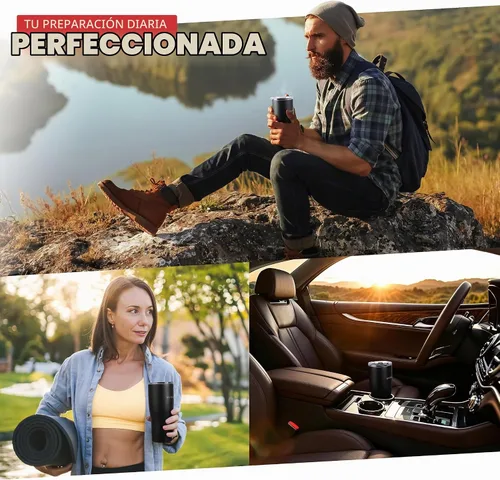 Vista 8 de SMRTMUGG X Taza de café calentada de 19 oz., duración de batería de 8 horas, autocalentamiento, temperatura controlada ajustable, pantalla LCD