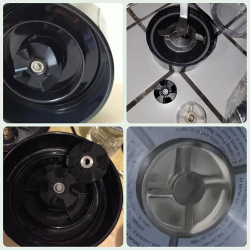Vista 6 de 8 piezas de repuesto de engranaje base para licuadora Magic-Bullet 250W MB1001 con pieza de repuesto de engranaje de cuchilla para Magic Bullet