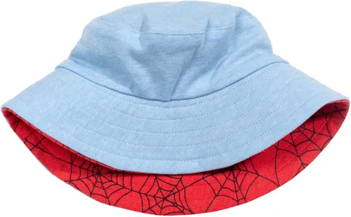 Vista 4 de Marvel Vengadores Spider-Man - Mameluco para bebé y sombrero de sol para recién nacido a bebé