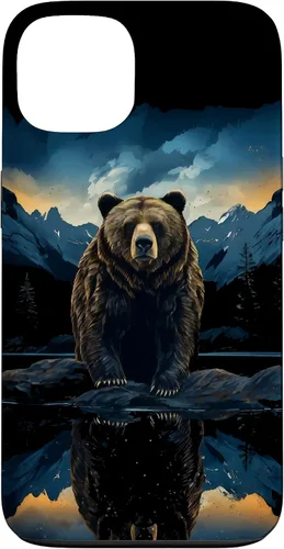 Vista 7 de Bear Grizzly Animal Mountain Hiking Case for iPhone 16