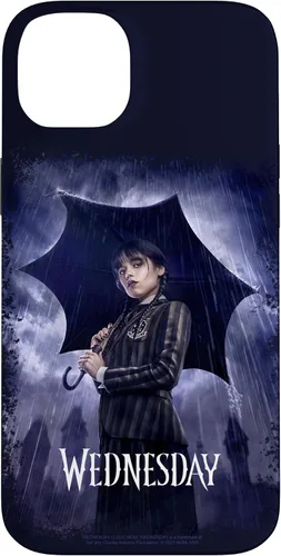Vista 15 de Funda para iPhone 16 Wednesday con paraguas Nevermore Academy Photo Portrait