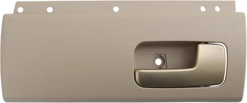 Vista 141 de TRQ Manija de puerta interior delantera izquierda cromada y negra para el lado del conductor compatible con Ford F-150 2012-2014