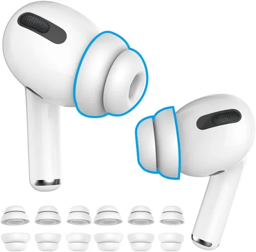 Vista 8 de Delidigi Almohadillas de espuma viscoelástica para auriculares AirPods Pro 3 (2025), 3 pares de accesorios de repuesto súper cómodos compatibles