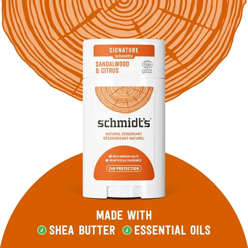 Vista 6 de Schmidt's Desodorante natural sin aluminio para mujeres y hombres y desodorante natural sin aluminio para mujeres y hombres