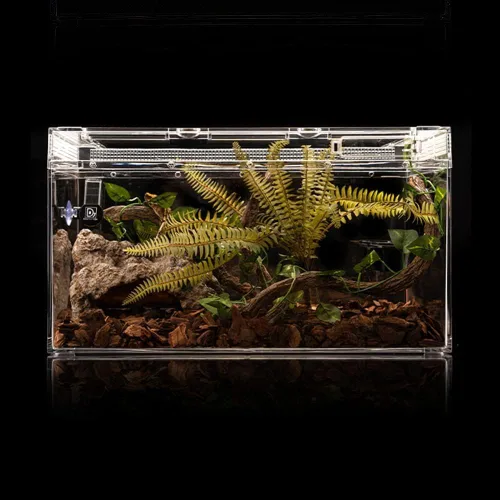 Vista 7 de Cueva de Ocultación de Piedra para Reptiles Cosyall Escondite de Roca para Reptiles Terrario Hábitat Decoración Adorno Refugio para Cangrejo