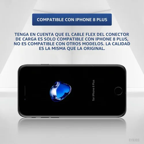 Vista 3 de para iPhone 8 Plus Puerto de carga de reemplazo OEM puerto