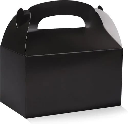 Vista 11 de DjinnGlory Paquete de 36 Cajas Pequeñas Azules de Obsequios para Fiestas, Cajas Gable, Cajas de Regalo de Papel para Baby Shower, Cumpleaños, Fiesta