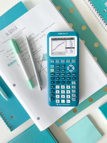Vista 11 de Calculadora gráfica TI-84 Plus CE, Trinomio Verde Azulado Trinomial Teal
