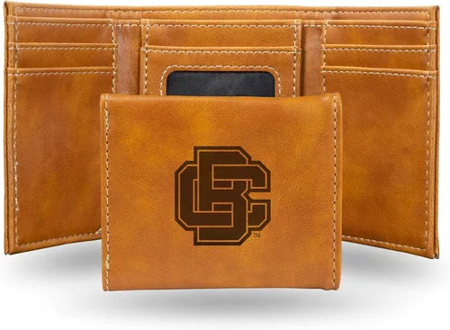 Vista 26 de NCAA Rico Industries - Billetera triple grabada con láser, con grabado láser, accesorio para hombre