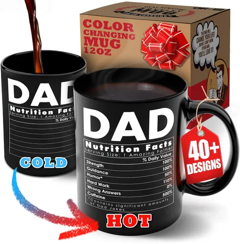 Vista 8 de Taza de café de 12 onzas que cambia de color - My Favorite Child Gave Me This Mug - Las mejores tazas divertidas de té y café para mujeres. Bonita