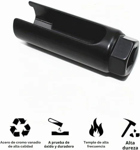 Vista 5 de 1 Pieza Enchufe de Sensor, 7/8 pulgadas (22mm) 6-Puntos, Herramienta de Llave para Remoción de Sensor O2, Universal para la Mayoría de Modelos