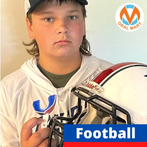Vista 6 de Oral Mart - Protector bucal deportivo con correa para fútbol, lacrosse, hockey sobre hielo, taekwondo