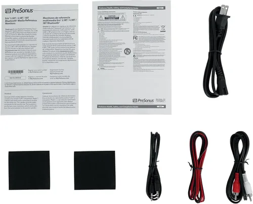 Vista 5 de Audiosavings Paquete: (1) par Presonus Eris 4.5BT 2ª generación 4.5 "monitores de estudio de altavoces con paquete Bluetooth con (1) micrófono