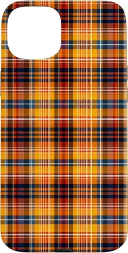 Vista 9 de Tartan Fall Plaid Halloween Orange Black Thanksgiving Autum Case for iPhone 16