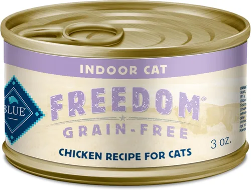 Vista 8 de Blue Buffalo Freedom Grain Free - Alimento húmedo natural en paté para adultos, pollo de interior, latas de 12.5 onzas (paquete de 12)