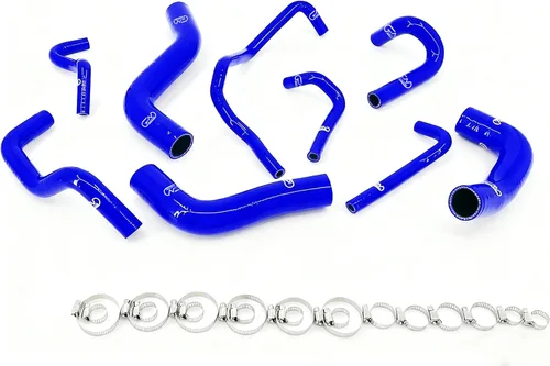 Vista 4 de Kit de manguera de refrigerante de silicona compatible con Mazda MX5 MX-5 Miata NA6CE B6Ze 1.6L (LX-1507C, negro)