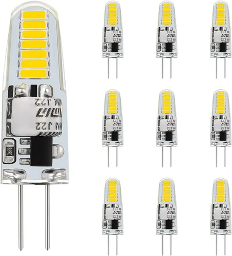 Vista 10 de I-SHUNFA Bombilla LED G4 CA 120V Blanco Frío Paquete de 10
