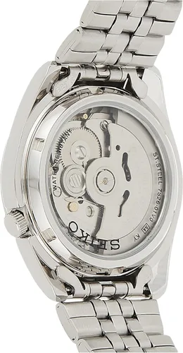 Vista 2 de SEIKO Reloj automático de acero inoxidable SNK393K para hombre, Reloj analógico, reloj automático