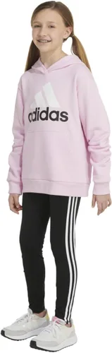 Vista 4 de adidas Sudadera con capucha de forro polar de manga larga para niña