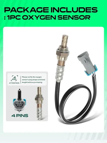 Vista 10 de Sensor de oxígeno ascendente compatible con Chevrolet Colorado Trailblazer Buick Rainier GMC Isuzu Oldsmobile Saab