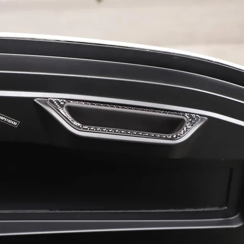 Vista 4 de Daeiclru Adhesivo de fibra de carbono real para compartimento de motor de automóvil, compatible con Corvette C8 Stingray 2020-2023, accesorios