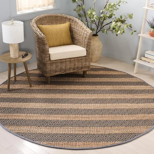 Vista 11 de SAFAVIEH Natural Fiber Collection NFB653Z - Alfombra de pasillo, 2 pies 3 pulgadas x 8 pies, color negro y natural, hecha a mano, estilo bohemio