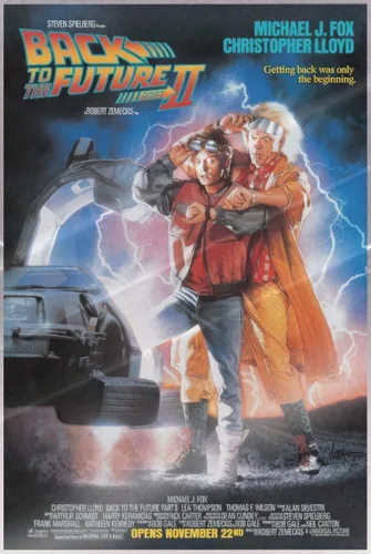 Vista 9 de Regreso al futuro II - Póster de película (estilo regular con créditos) (tamaño: 24" x 36")