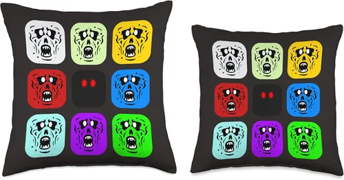 Vista 3 de Roblox Rush Zombies - Almohada de 18 x 18 pulgadas, multicolor