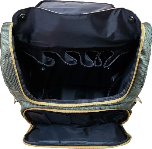 Vista 6 de Vincent Master Backpack Travel Stylist Barber Bag (verde), Verde cazador, Mochilas de viaje