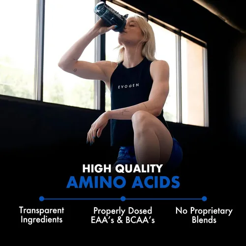 Vista 4 de Evogen Amino K.E.M. - Volumizador de Bomba en Polvo EAA y BCAA Suplemento de Aminoácidos BCAA para Flujo Sanguíneo, Crecimiento Muscular e