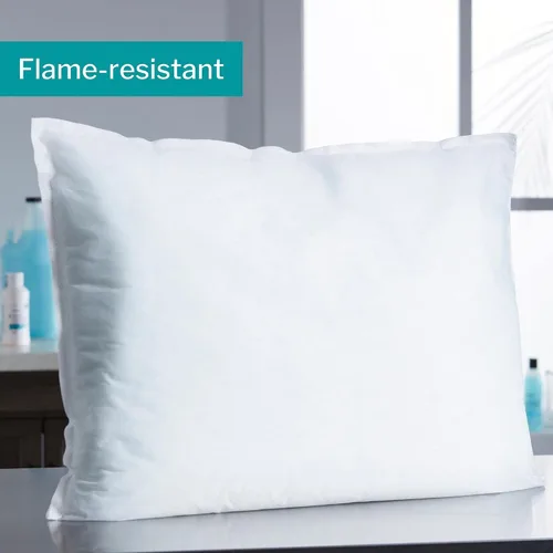 Vista 5 de McKesson Almohada de cama desechable [1 unidad] uso para un solo paciente, color blanco, 20 x 26 pulgadas