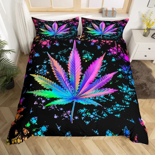 Vista 12 de Feelyou - Juego de funda de edredón con estampado floral de rosas - Juego de ropa de cama con flores románticas para dormitorio de niños, niñas