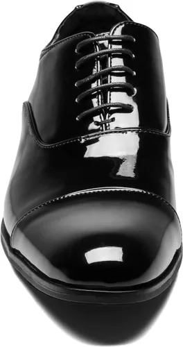 Vista 2 de Stacy Adams Gala Oxford para hombre Charol negro