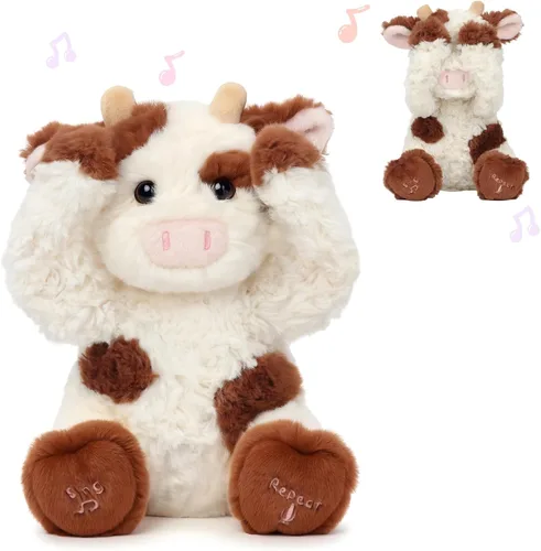 Vista 10 de Hopearl Oso de Peluche Interactivo Peek A Boo Repite lo que Dices Oso de Peluche Musical que Canta y Habla Animal de Peluche Adorable Eléctrico