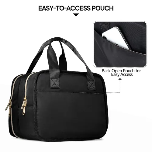 Vista 5 de Fasrom Bolsa portátil para extractor de leche con enfriador compatible con bombas Momcozy Medela y Elvie, funda de transporte portátil para madres