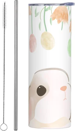 Vista 13 de Vaso personalizado de acero inoxidable para fotos de mascotas con cara de perro, 20 onzas con tapa y popote para viajes, regalo para amantes