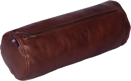 Vista 16 de D DOLLY LAMB Funda de almohada redonda para cilindro cervical, diseño ergonómico para cabeza, cuello, espalda y piernas, ideal para soporte de Negro