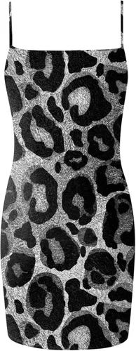 Vista 3 de Atuendos elegantes para mujer, estilo casual, holgado, a la moda, estampado, cuello redondo, bolsillo, camisola, vestidos formales