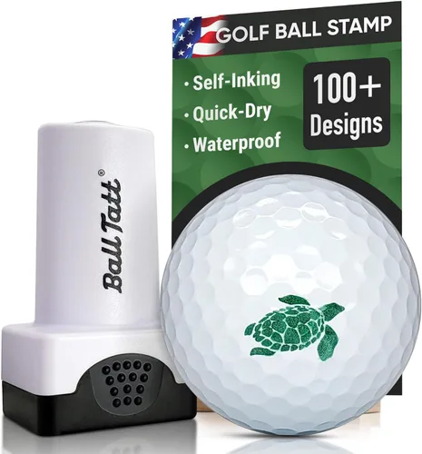 Vista 21 de Sello de pelota de golf - Marcador autoentintado - Herramienta de marcado permanente de secado rápido, sin fugas ni recargas, sello de golf