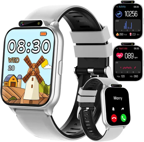 Vista 10 de Reloj inteligente para niños de 1.85" con rastreador de fitness y sueño, reloj inteligente para niños resistente al agua IP68, regalos para niños