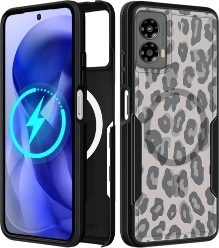 Vista 57 de Funda para Moto G 5G 2024 – Compatible con MagSafe para mujeres y niñas, bonita funda protectora magnética para teléfono, diseño femenino Kawaii