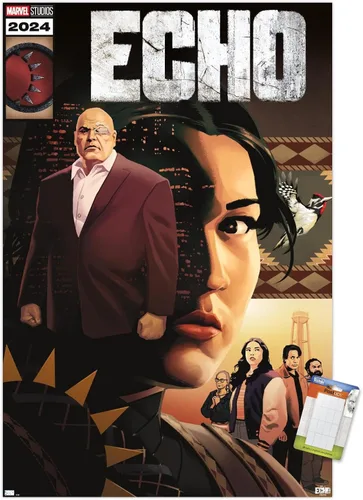 Vista 12 de Trends International Marvel Echo - Póster de pared con portada de cómic, 22.4 pulgadas de largo x 14.7 pulgadas, versión enmarcada en madera