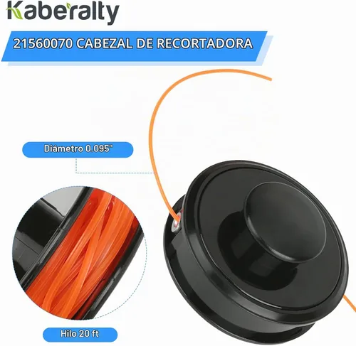 Vista 2 de 21560070 Cabezal de percusión de 0.095 pulgadas para recortadora Echo SRM-225