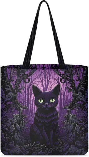 Vista 11 de Bolsa de tela para mujeres y niñas, bolsas de comestibles reutilizables