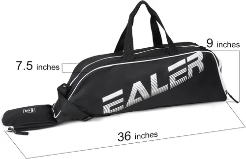 Vista 3 de EALER Bolsa de mano para bate de béisbol y pelota en T, bolsa de equipo de sóftbol - Equipo para niños, jóvenes y adultos con capacidad para bate