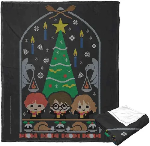 Vista 25 de Northwest Harry Potter - Manta de seda táctil, 50 x 60 pulgadas, All I Want for Christmas